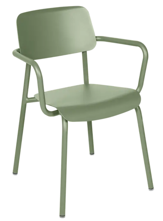 Fermob cactus Studie armchair, a stackable indoor office chair with modern design, suitable for home or office use.