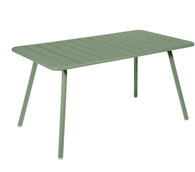Load image into Gallery viewer, Fermob Luxembourg outdoor bar table, 143x80 cm, with a sleek design suitable for patio or outdoor dining spaces.
