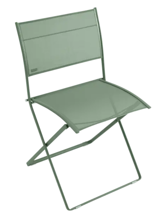 Fermob Plein Air Chair OTF folding outdoor chair with a cactus design, lightweight aluminum frame and vibrant colors.