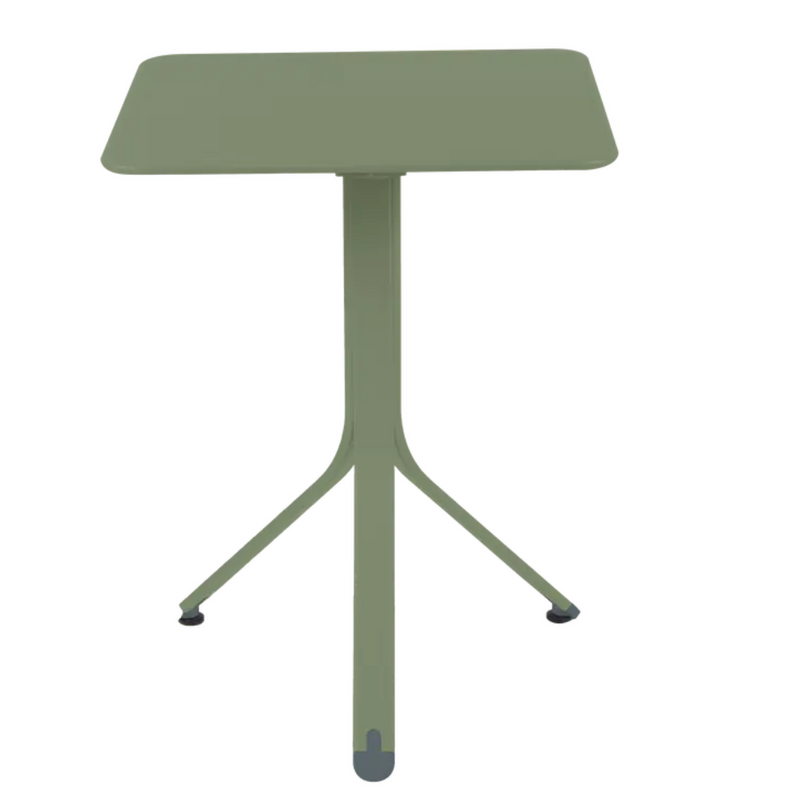 Load image into Gallery viewer, Fermob Rest'O folding outdoor table in metal, 57x57cm, featuring a cactus design on a small outdoor table for patio or balcony.
