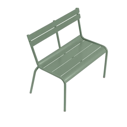 Fermob Luxembourg Kid Bench, a colorful kids' corner contract bench with cactus design, suitable for restaurant or play areas.