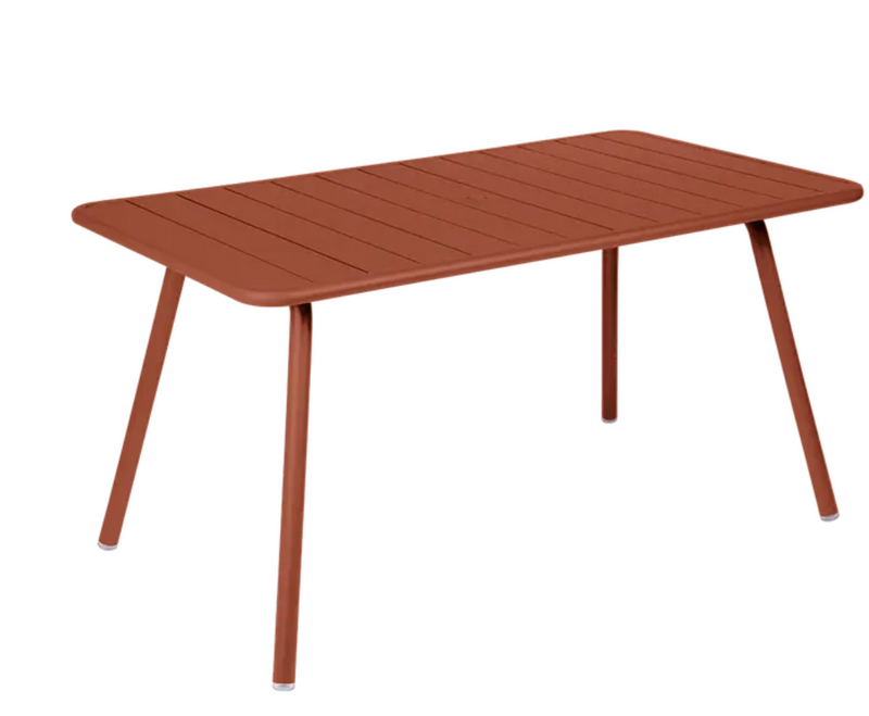 Load image into Gallery viewer, Fermob Luxembourg outdoor bar table, 143x80 cm, with a sleek design, suitable for patio or outdoor dining spaces.
