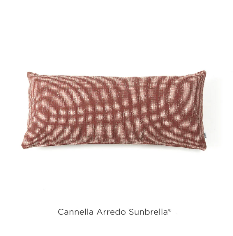 Load image into Gallery viewer, Maximo 70x30 outdoor cushion by Custom Wood Designs with Sunbrella fabric, rectangular Nardi outdoor pillow for patio seating.

