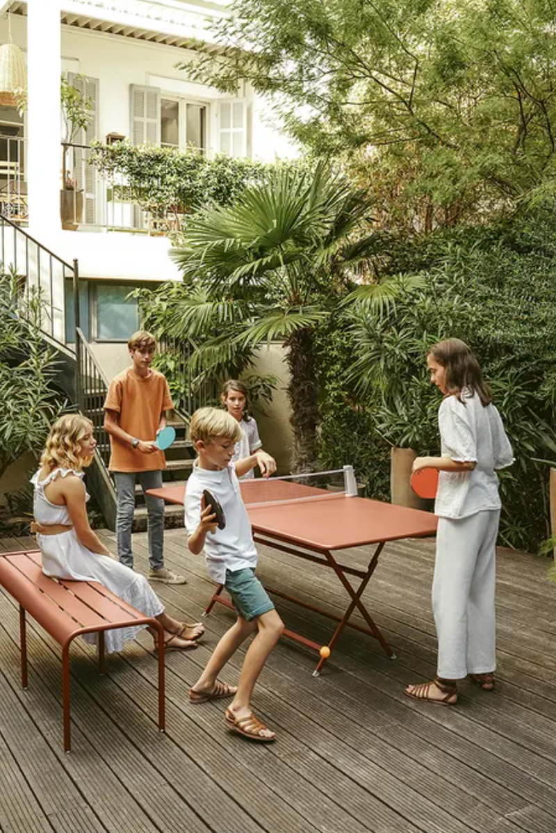 Load image into Gallery viewer, Fermob CARACTÈRE foldable outdoor table, 190 x 90 cm, eight-seater, with a sleek design and sturdy legs, suitable for outdoor dining.
