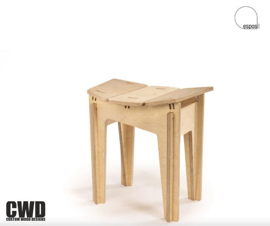 CARRY-ON – Wooden Stool - Custom Wood Designs