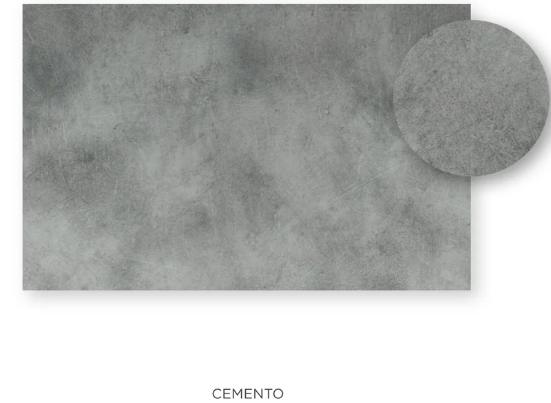 Load image into Gallery viewer, Nardi Cemento laminate table top measuring 120x80cm, outdoor suitable, with a smooth cement finish for modern patio furniture.
