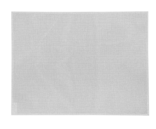 Clay grey Fermob placemat measuring 45x35 cm with a textured surface, designed for dining and table protection.