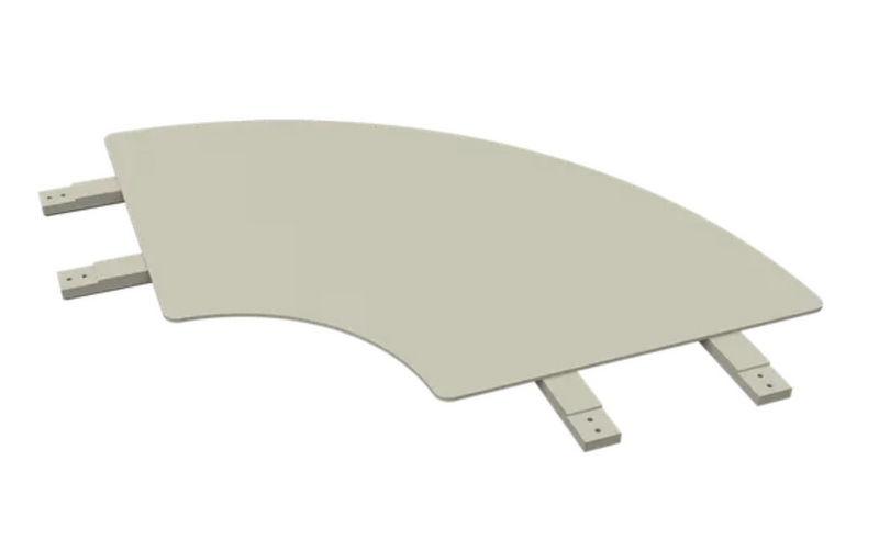 Load image into Gallery viewer, Fermob Bolder Connecting Table Top in clay, designed for garden bench or counter, showcasing a sleek, modern outdoor table surface.
