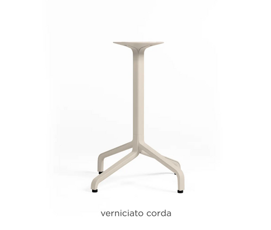 Nardi Base Frasca Mini Fix table base made of sturdy metal, designed for outdoor patio furniture, suitable for Nardi tables.