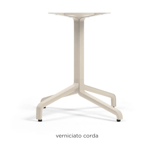 Nardi Base Frasca Maxi Fix outdoor table base with sturdy metal construction and adjustable height for hospitality settings.