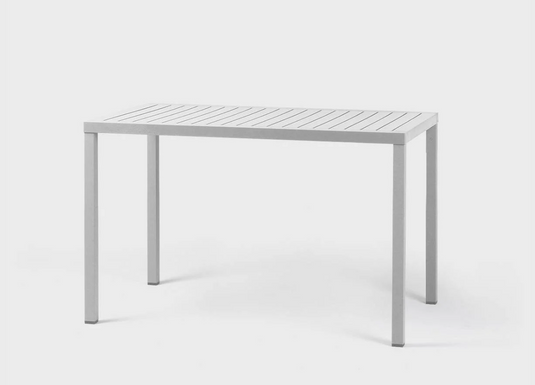 Nardi Cube 120x70 outdoor contract table with a sleek, modern design, suitable for outdoor seating or patio areas.