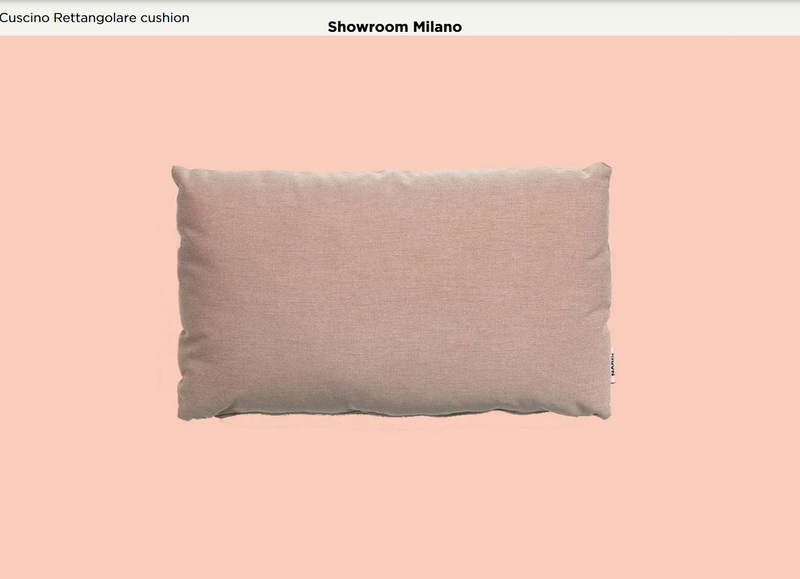 Load image into Gallery viewer, Nardi rectangular outdoor cushion with durable fabric, ideal for patio seating and outdoor furniture.
