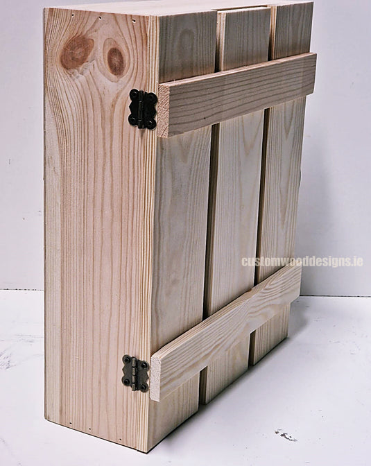 Rustic 3 Bottle Box - Natural x 25 Corporate Gift Box with Wood Wool Custom Wood Designs __label: Multibuy box corporate gift hamper triple wine box wood wool CustomWoodDesignsIrelandCorporategiftboxesBottleBoxesGiftingboxesforbottleslaserengravedbottleboxespersonalisedbottleboxesCorporateboxesrusticboxwinebo_12