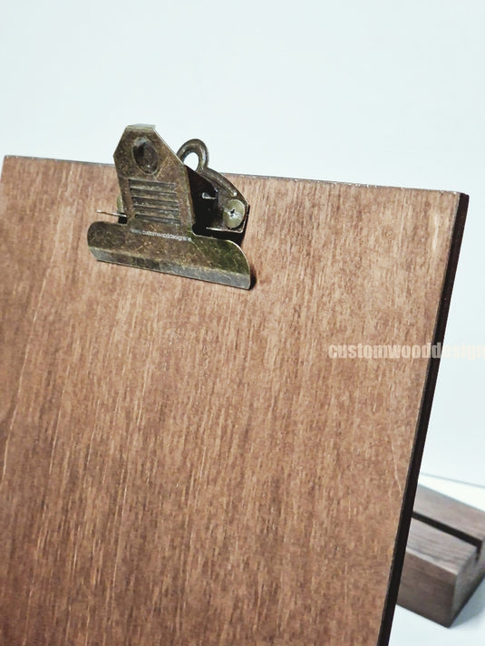 Clipboard Block Set - A4 Rich Brown x10 Custom Wood Designs CustomWoodDesignsIrelandDoublesidedA4sizePointofsaleInformationholderA4clipboardandblocksetInformationDisplayretailhospitalitycorporateCWD_4_1baed435-8125-470f-8c0e-9b511969cc76