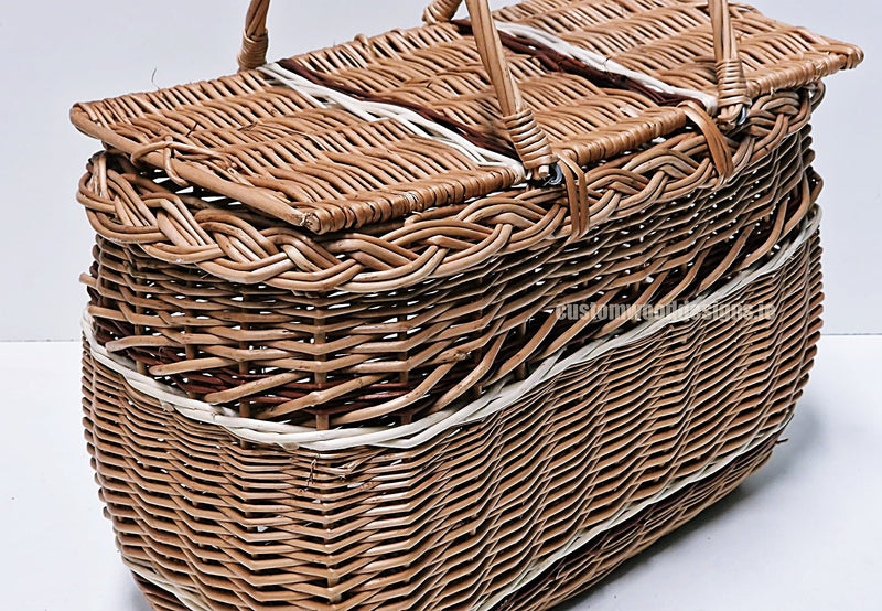 Load image into Gallery viewer, 10 x Coloured Beach Basket - 41hx39x21 Custom Wood Designs __label: Multibuy CustomWoodDesignsIrelandIrishsuppliuerofWickerbasketsnaturalwickerbasketsPolywickebasketscorporategiftingbasketsretaildisplaybasketsdisplaybasketsgifting_0de8eb1c-e77d-4943-a165-dcf6f
