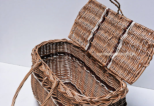 10 x Coloured Beach Basket - 41hx39x21 Custom Wood Designs __label: Multibuy CustomWoodDesignsIrelandIrishsuppliuerofWickerbasketsnaturalwickerbasketsPolywickebasketscorporategiftingbasketsretaildisplaybasketsdisplaybasketsgifting_13_8eb8c66a-b198-40d0-9635-97