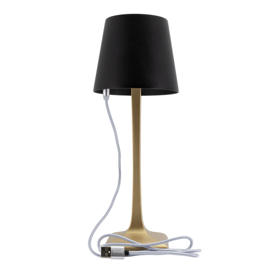 Securit® MILANO Table Lamp - Black/Gold (Pack of 6) - Custom Wood Designs