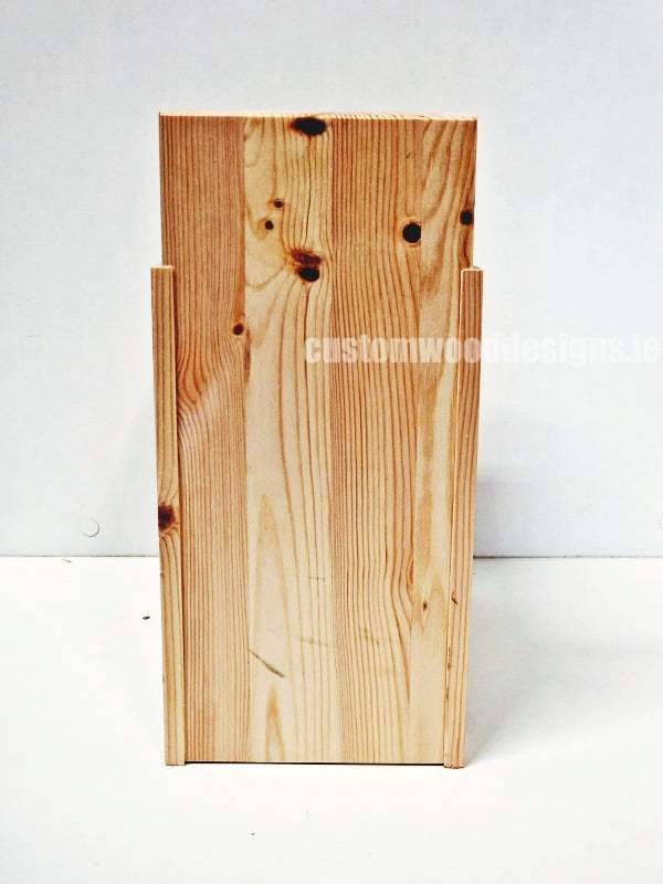 Load image into Gallery viewer, Natural Pine Two-Tier Compact Countertop Display - Custom Wood Designs
