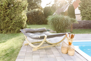 Lounge Bed – XXL Floating Garden Lounger with FSC® Wooden Frame - Custom Wood Designs Lounge Bed – XXL Floating Garden Lounger with FSC® Wooden Frame made from [material] –  [use_case] | Custom Wood Designs