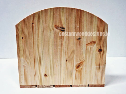 Natural Pine Crate-Style countertop Display - Custom Wood Designs