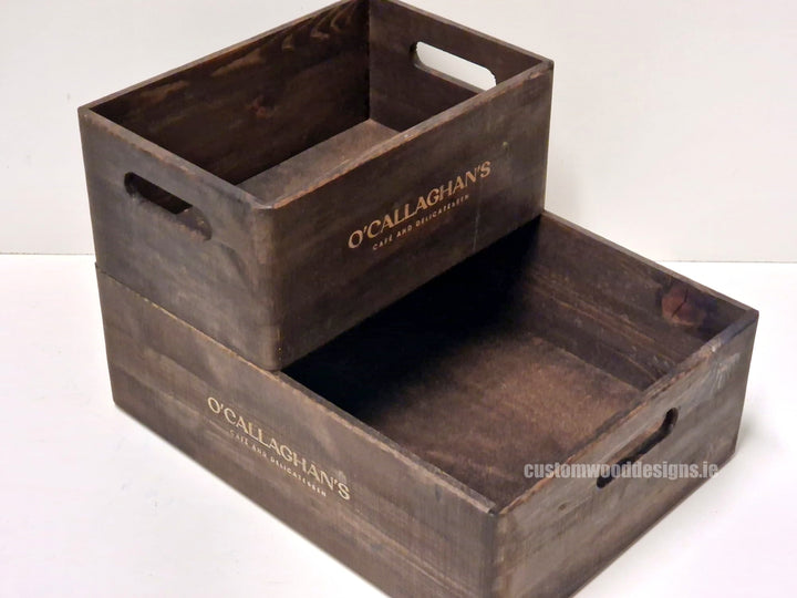 Branded Crates Branded Crate Gallery | Custom Wood Designs