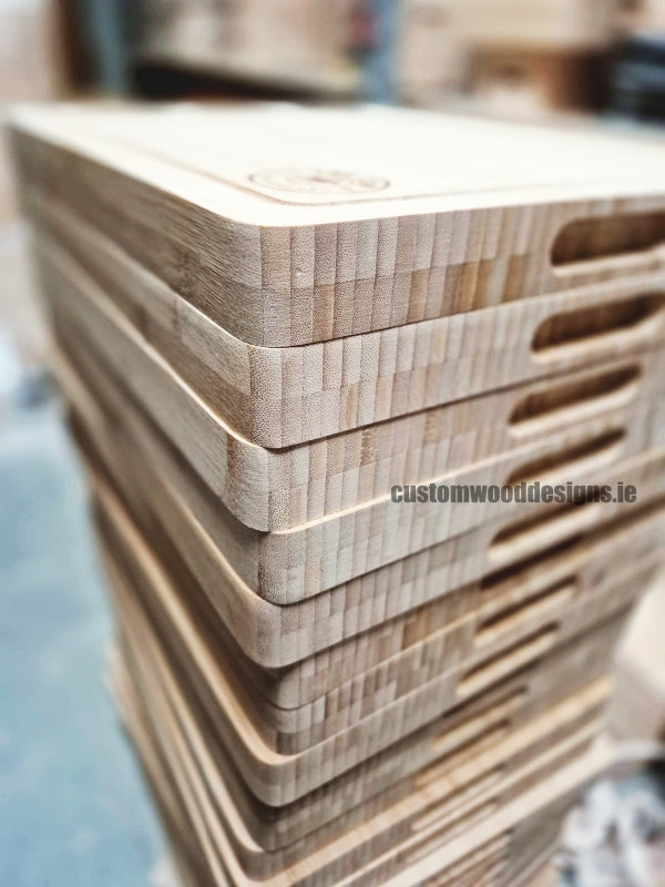 Load image into Gallery viewer, Large Wooden Steak board pack of 25 - Custom Wood Designs
