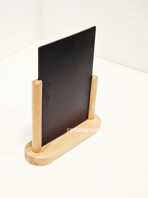 Small tabletop chalkboard Beech Finish x 6 - Custom Wood Designs