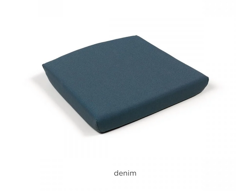 Load image into Gallery viewer, Nardi Net Relax outdoor lounge cushion in denim fabric, designed for Nardi patio furniture, suitable for outdoor relaxation.
