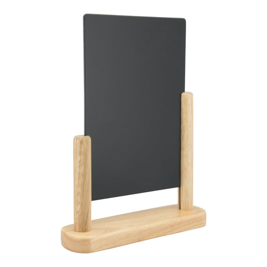 Securit Table Chalkboards - Elegant - Beech 23,5x20x6cm - Pack of 6