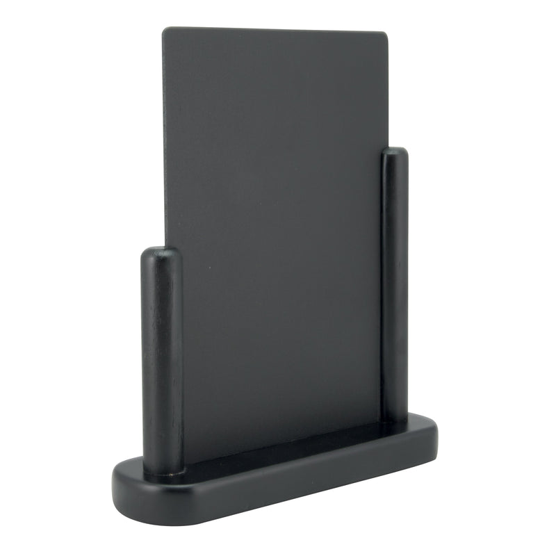 Load image into Gallery viewer, Securit Table Chalkboard Set - Elegant A5 Black (Pack of 6) - Boards + 3 Extra Inserts + White Markers
