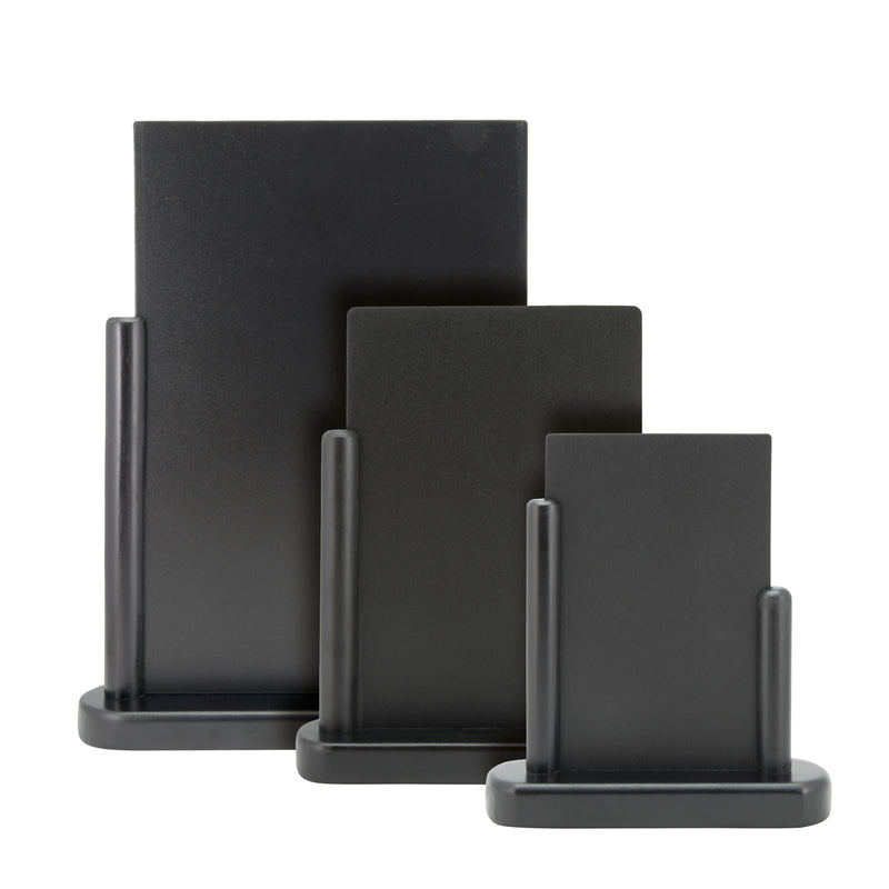 Load image into Gallery viewer, Securit Table Chalkboards - Elegant - Black 17,5x15,5x5cm - Pack of 10
