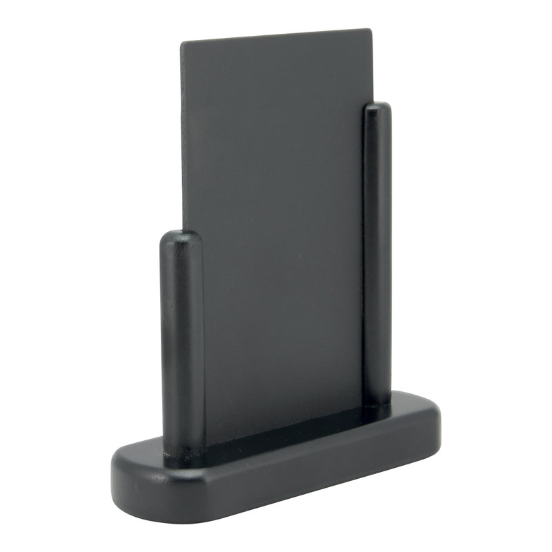Load image into Gallery viewer, Securit Table Chalkboard Set - Elegant A6 Black (Pack of 10) - Boards + 3 Extra Inserts + White Markers
