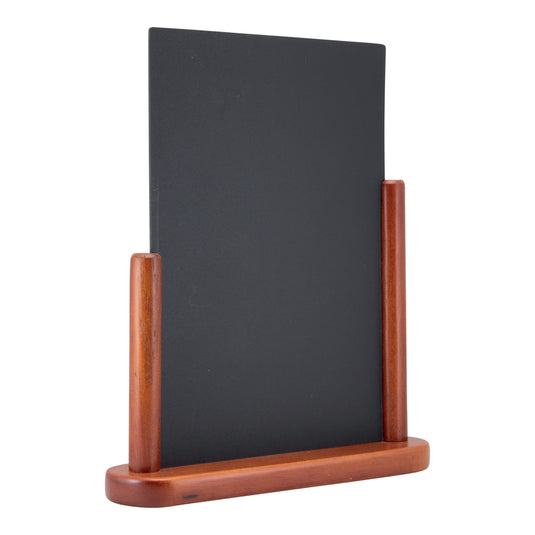Securit Table Chalkboards - Elegant - Mahogany 32,3x26,5x7,1cm - Pack of 6