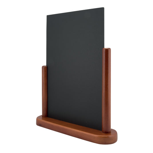 Securit Table Chalkboards - Elegant - Mahogany 32,3x26,5x7,1cm - Pack of 6
