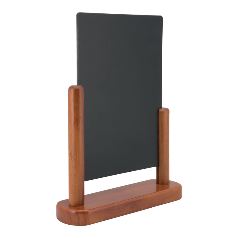 Load image into Gallery viewer, Securit Table Chalkboards - Elegant - Mahogany 23,5x20x6cm - Pack of 6
