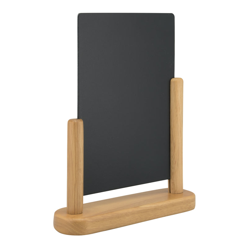 Load image into Gallery viewer, Securit Table Chalkboards - Elegant - Teak 23,3x20x6cm - Pack of 6
