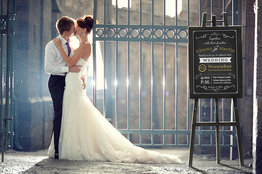 Securit Pavement Boards - Easel - Black 165x61x63cm - in use