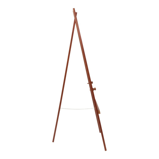 Securit Easel Chalkboard Set - Mahogany Easel 165 cm + Mahogany Chalkboard 60x80 cm + Waterproof Markers