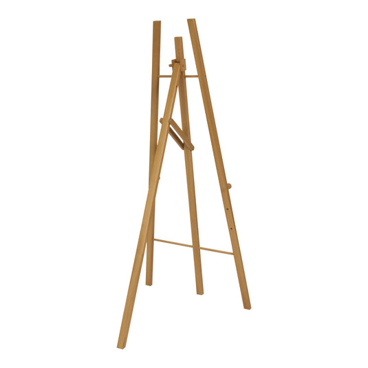 Securit Easel Chalkboard Set - Teak Easel 165 cm + Teak Chalkboard 60x80 cm + Waterproof Markers