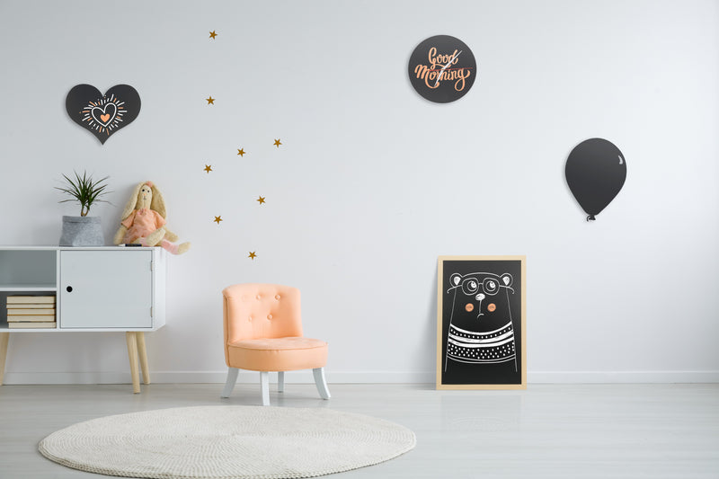 Load image into Gallery viewer, Securit Wall Chalkboards - Silhouette - Black 39,6x29x0,3cm - Pack of 6 - in use
