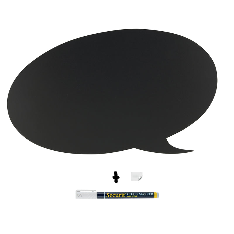 Load image into Gallery viewer, Securit Wall Chalkboards - Silhouette - Black 27,3x47x0,3cm - Pack of 6
