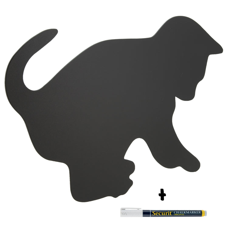 Load image into Gallery viewer, Securit Wall Chalkboards - Silhouette - Black 29x49x0,3cm - Pack of 6
