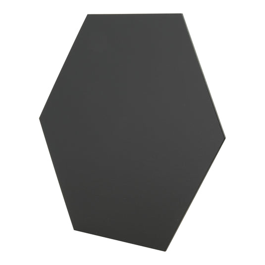 Cork & Chalk Hexagon Gallery Wall Set - 42 Hexagon Chalkboard & Cork Tiles + White Chalk Markers