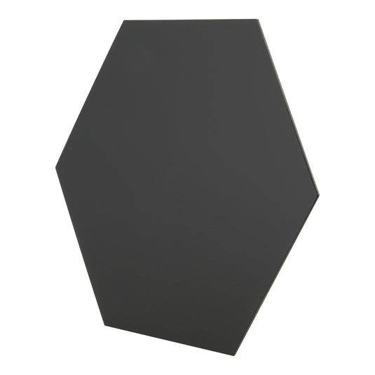 Securit Wall Board - Cork & Chalk Hexagons - Black/Cork 23x20x0,2cm - Pack of 6
