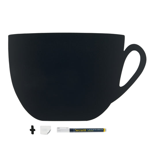 Securit Wall Chalkboards - Silhouette - Black 28,3x44,5x0,3cm - Pack of 6