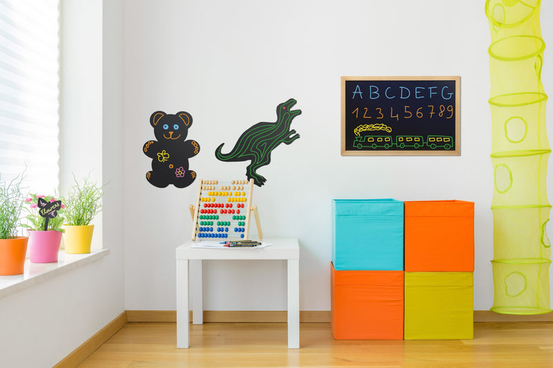 Load image into Gallery viewer, Securit Wall Chalkboards - Silhouette - Black 38,5x48x0,3cm - Pack of 6 - in use
