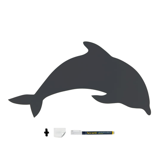 Securit Wall Chalkboards - Silhouette - Black 26x49,7x0,3cm - Pack of 6