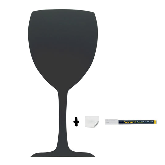 Securit Wall Chalkboards - Silhouette - Black 50x23,5x0,3cm - Pack of 6