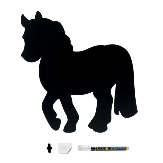 Securit Wall Chalkboards - Silhouette - Black 33,2x28,2x0,3cm - Pack of 6