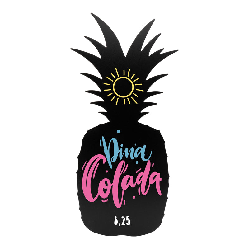 Load image into Gallery viewer, Securit Wall Chalkboards - Pineapple - Black 49,3x23,6x1cm - Pack of 6
